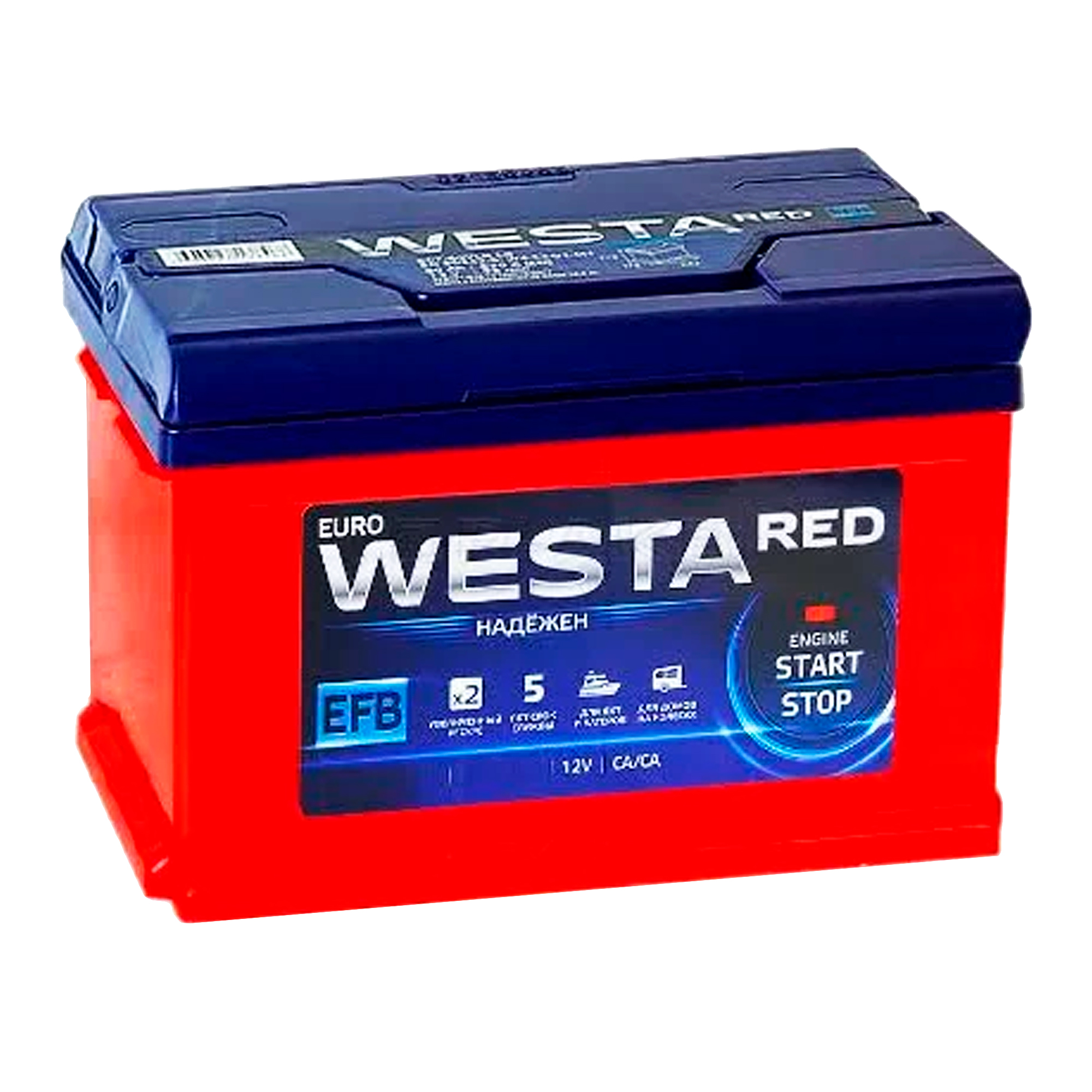 Аккумулятор westa red 60