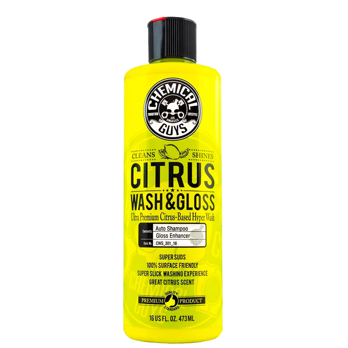 Автошампунь Chemical Guys Citrus Wash & Gloss 473 мл (CWS_301_16)
