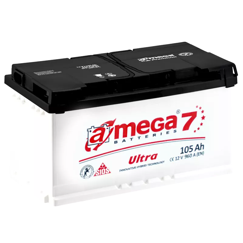 Аккумулятор A-MEGA 6CT-105 АЗ (0) Ultra