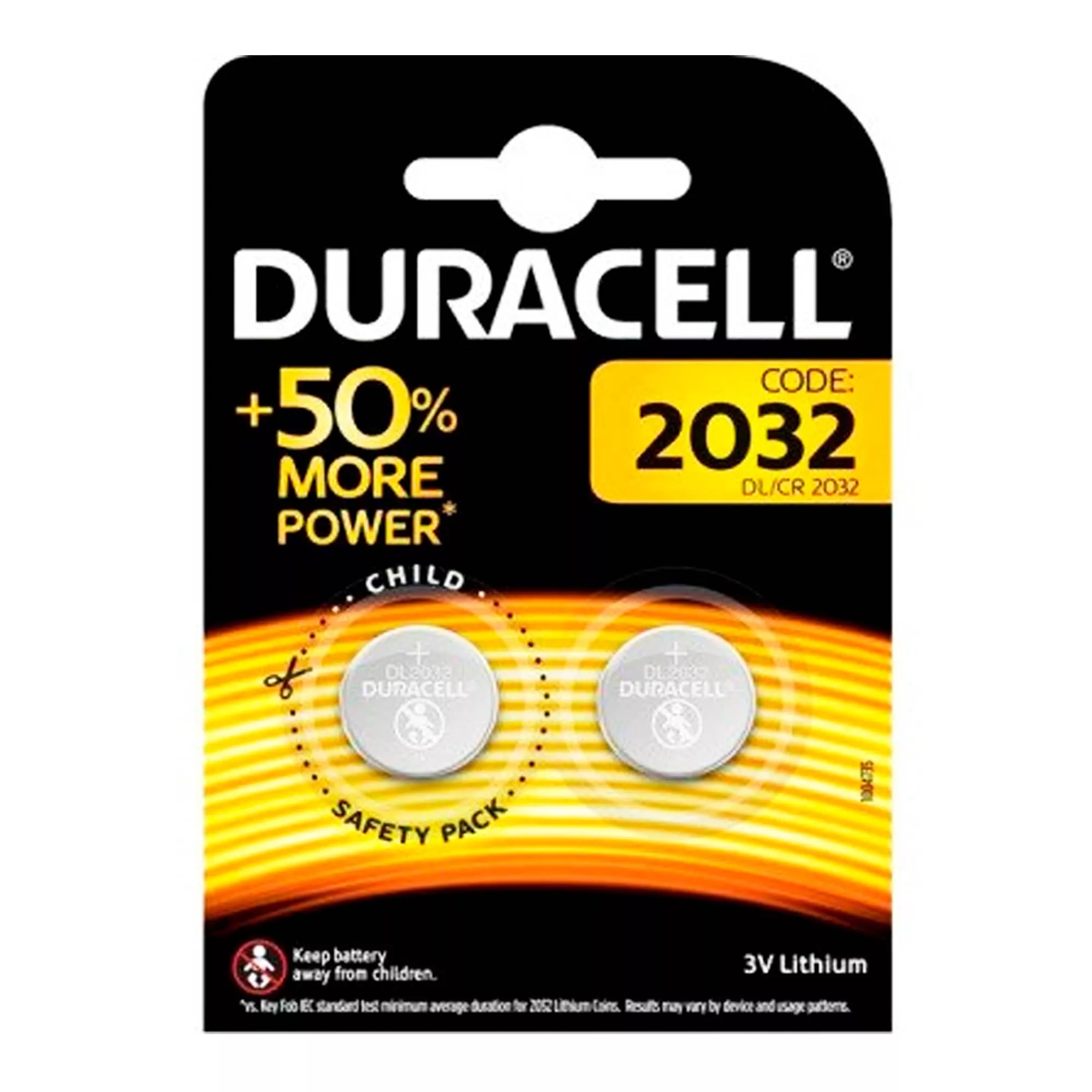 Батарейки DURACELL DL2032 DSN 2шт (023369)
