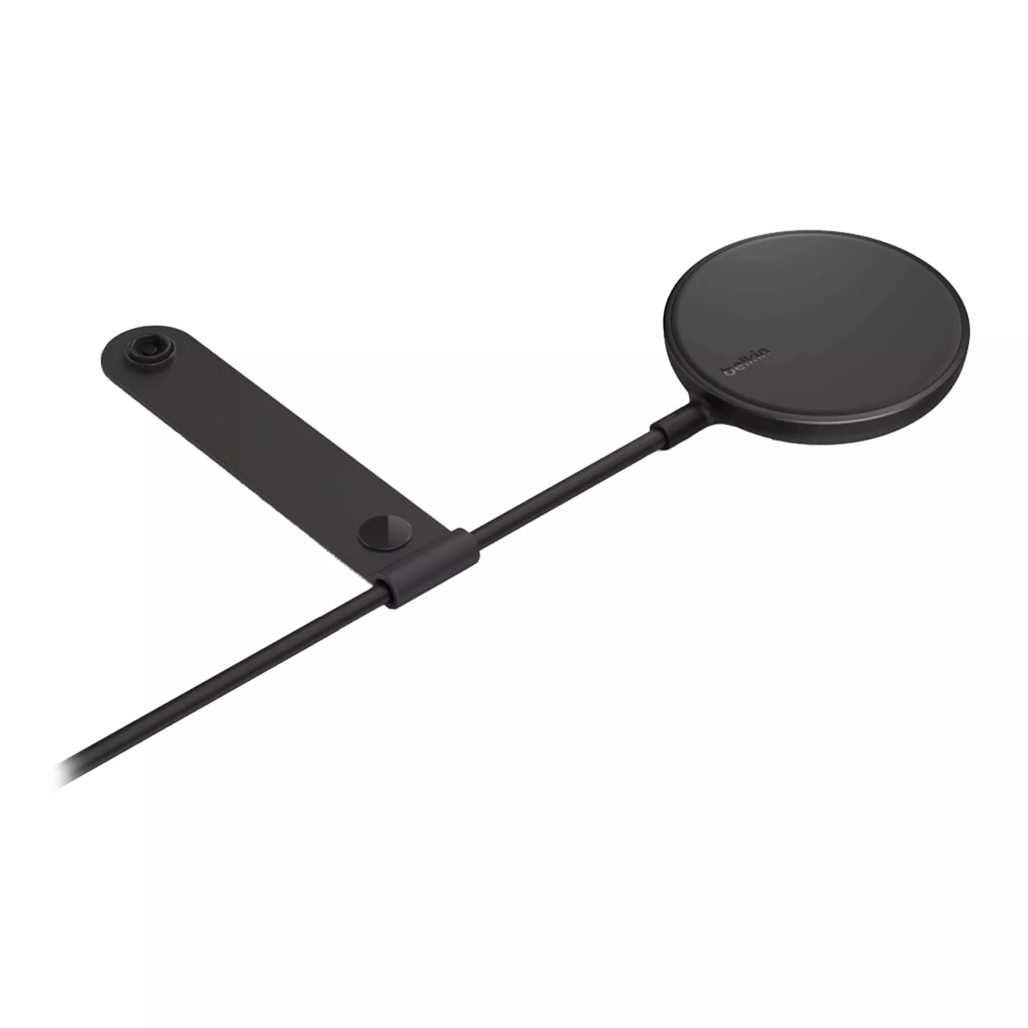 Беспроводное зарядное устройство Belkin Magnetic Portable iPhone Wireless Charger Black (WIA005BTBK) Беспроводное зарядное устройство Belkin Magnetic Portable iPhone Wireless Charger Black (WIA005BTBK)