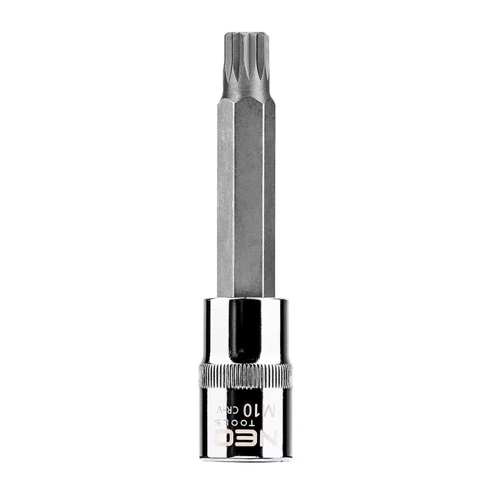 Бита NEO TOOLS Spline 1/2” M10 x 100 мм (08-743) Бита NEO TOOLS Spline 1/2” M10 x 100 мм (08-743)
