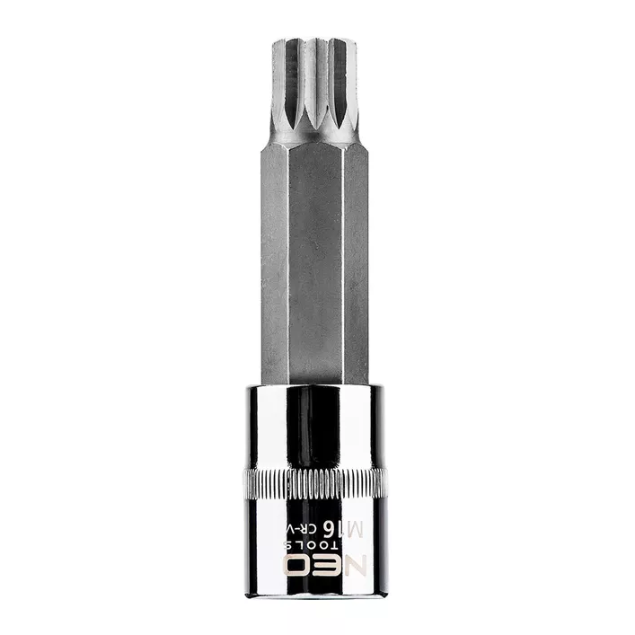 Біта NEO TOOLS Spline 1/2” M16 x 100 мм (08-746) Біта NEO TOOLS Spline 1/2” M16 x 100 мм (08-746)
