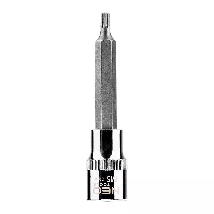 Бита NEO TOOLS Spline 1/2” M5 x 100 мм (08-740) Бита NEO TOOLS Spline 1/2” M5 x 100 мм (08-740)