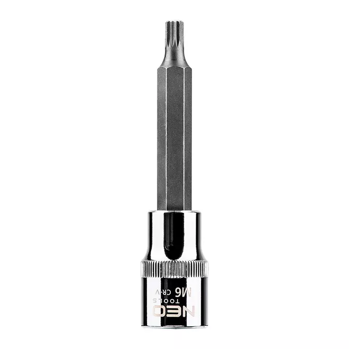 Бита NEO TOOLS Spline 1/2” M6 x 100 мм (08-741) Бита NEO TOOLS Spline 1/2” M6 x 100 мм (08-741)
