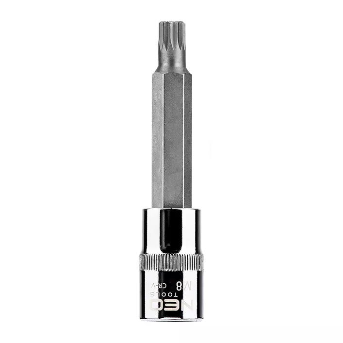 Бита NEO TOOLS Spline 1/2” M8 x 100 мм (08-742) Бита NEO TOOLS Spline 1/2” M8 x 100 мм (08-742)