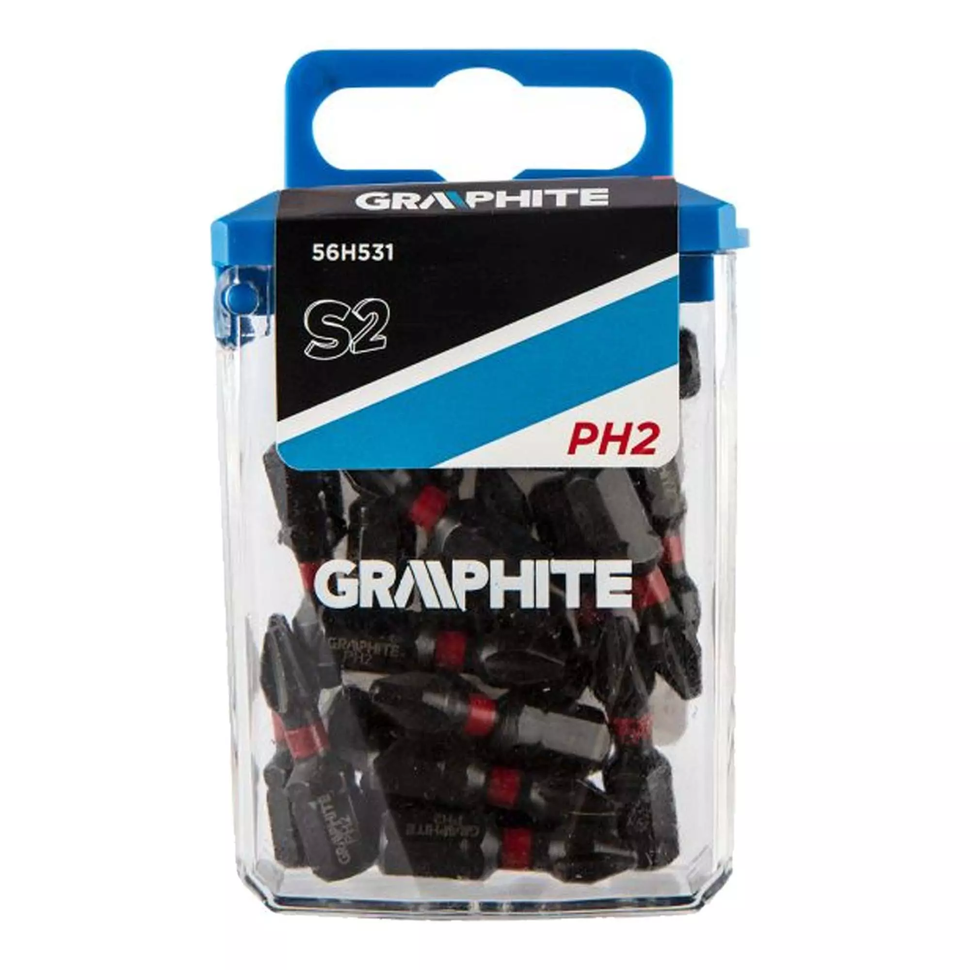 Биты GRAPHITE ударные PH2 x 25 мм 20 шт (56H531) Биты GRAPHITE ударные PH2 x 25 мм 20 шт (56H531)