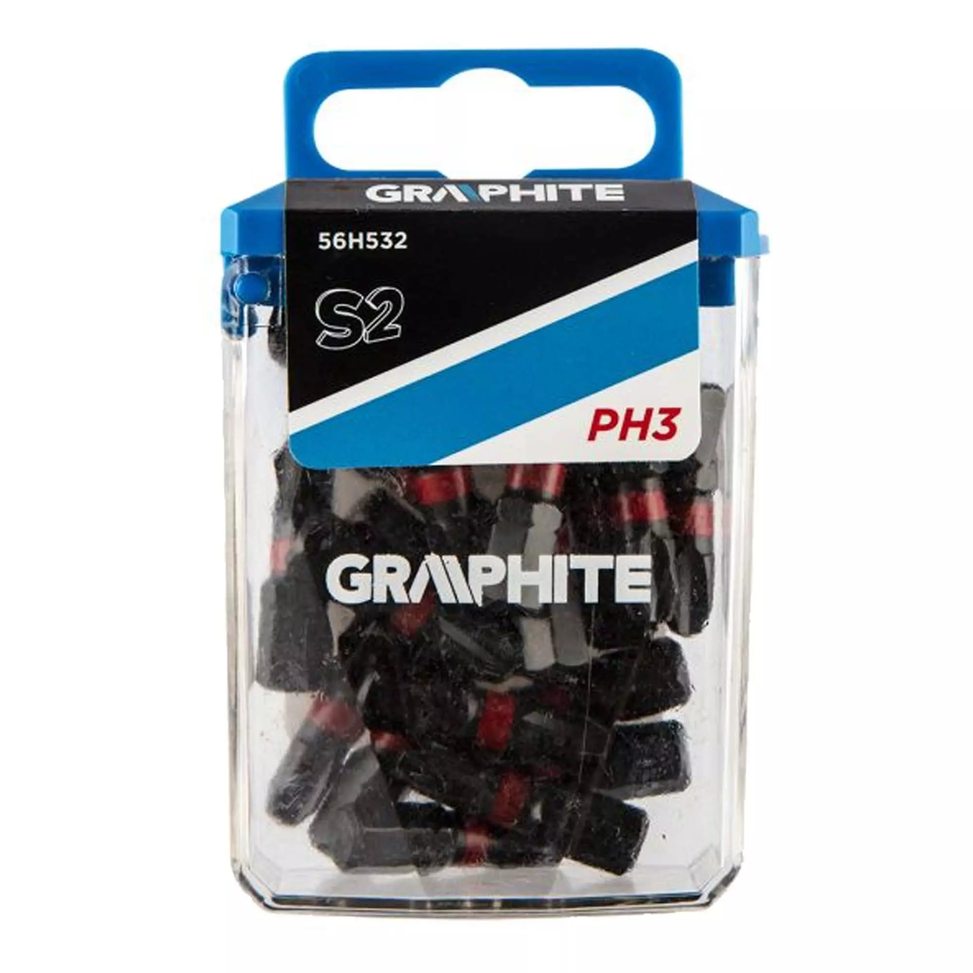 Біти GRAPHITE ударні PH3 x 25 мм 20 шт (56H532) Біти GRAPHITE ударні PH3 x 25 мм 20 шт (56H532)