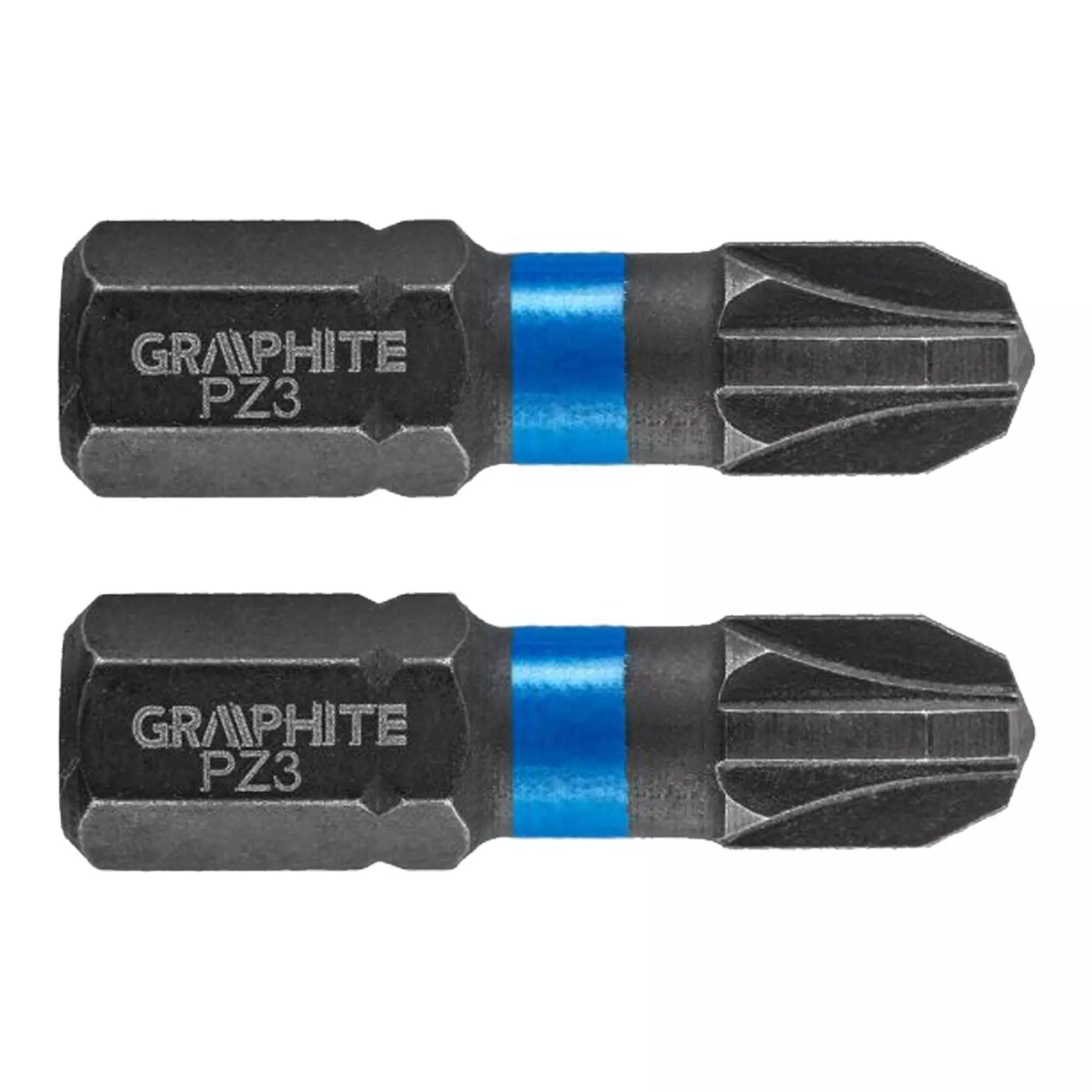 Биты GRAPHITE ударные PZ3 x 25 мм 2 шт (56H505) Биты GRAPHITE ударные PZ3 x 25 мм 2 шт (56H505)