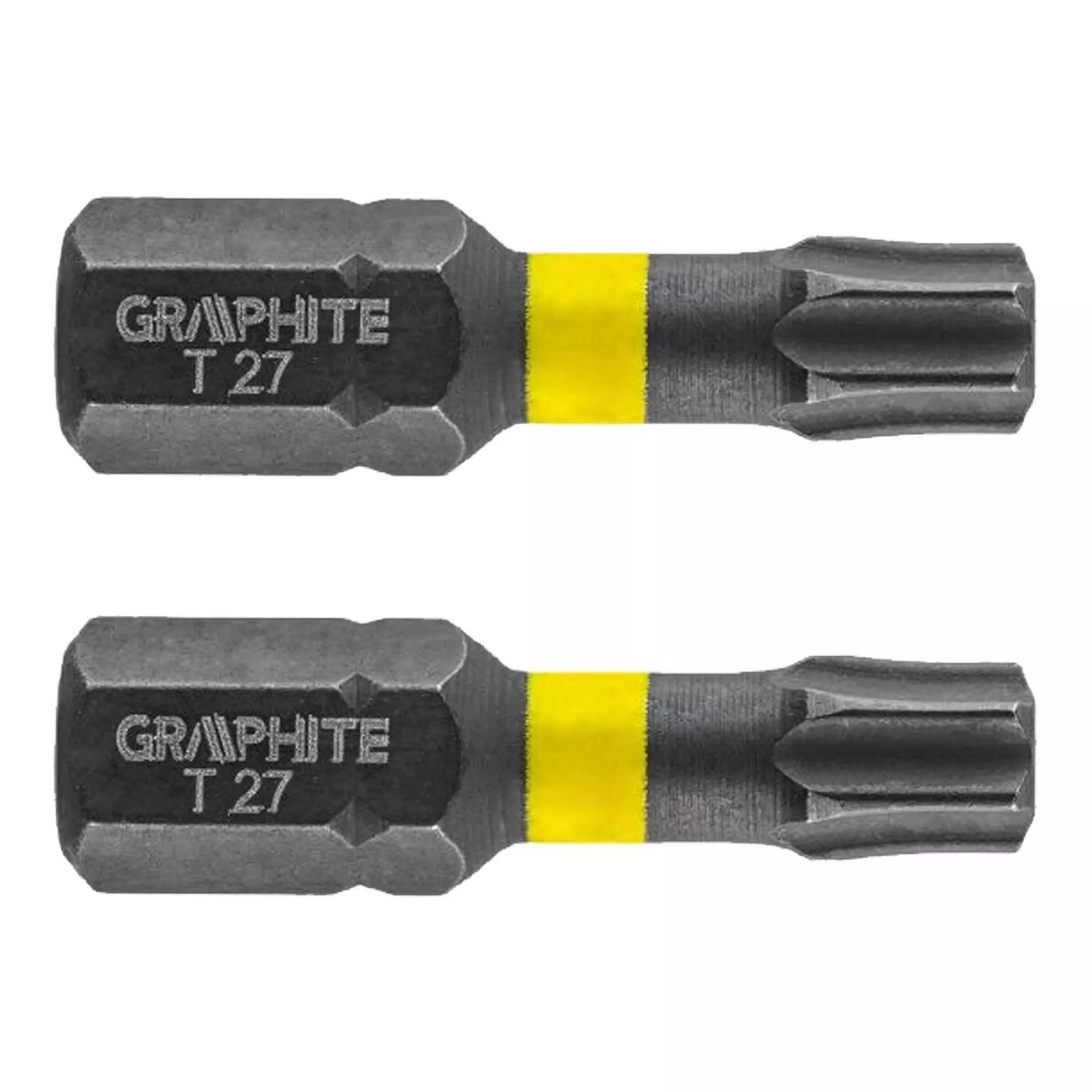 Биты GRAPHITE ударные TX27 x 25 мм 2 шт (56H515) Биты GRAPHITE ударные TX27 x 25 мм 2 шт (56H515)