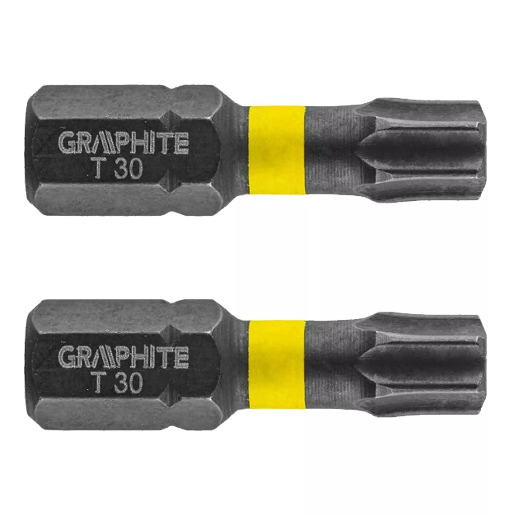 Біти GRAPHITE ударні TX30 x 25 мм 2 шт (56H516) Біти GRAPHITE ударні TX30 x 25 мм 2 шт (56H516)