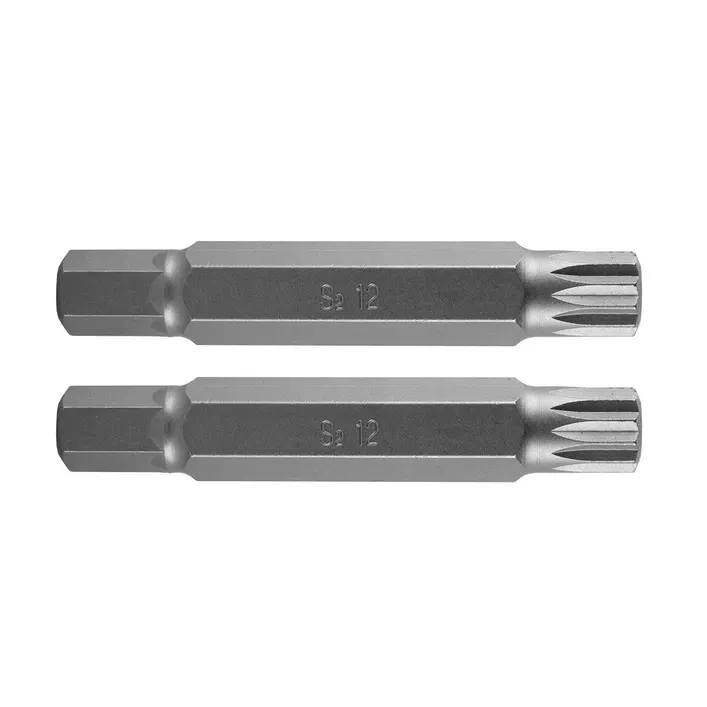 Биты NEO TOOLS Spline M12 x 75 мм S2 x 2 шт (10-910) Биты NEO TOOLS Spline M12 x 75 мм S2 x 2 шт (10-910)