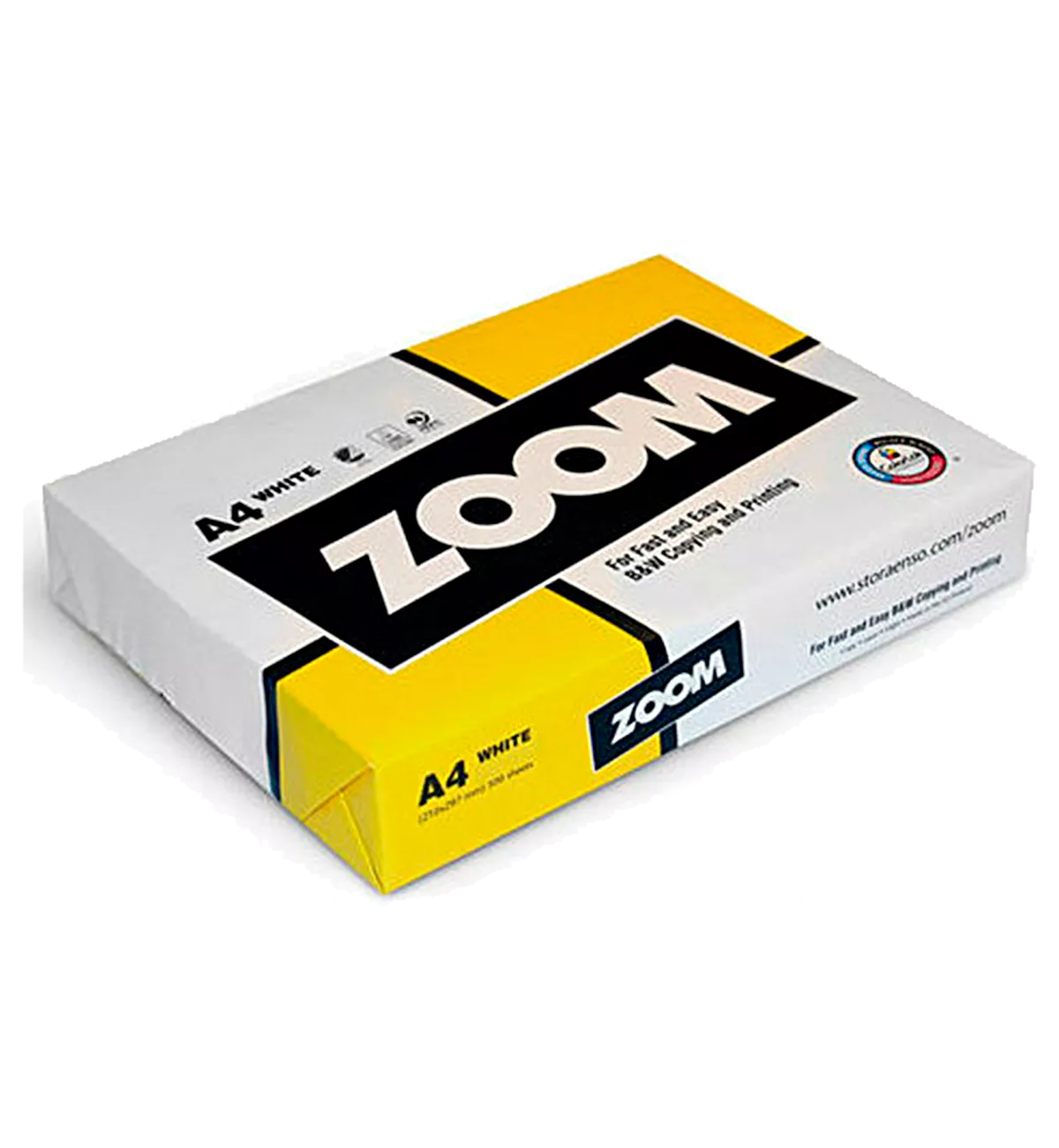 Бумага Zoom, 80g/m2, A4, 500л, class C, белизна 150% CIE Бумага Zoom, 80g/m2, A4, 500л, class C, белизна 150% CIE