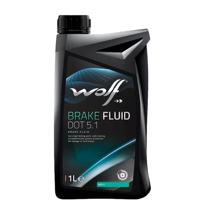 Тормозная жидкость Wolf Oil Brake Fluid DOT 5.1 1л Тормозная жидкость Wolf Oil Brake Fluid DOT 5.1 1л