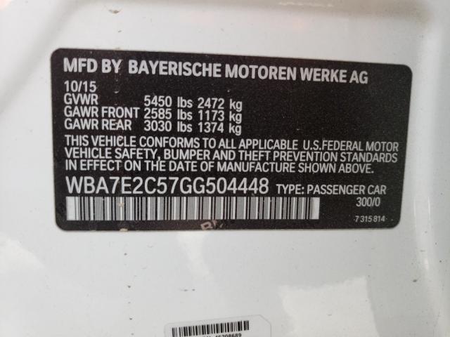 BMW 740 I 2016