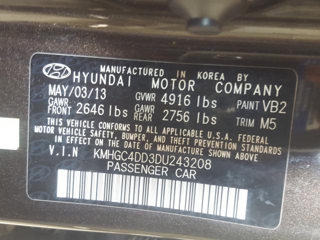 Hyundai Genesis 3 2013