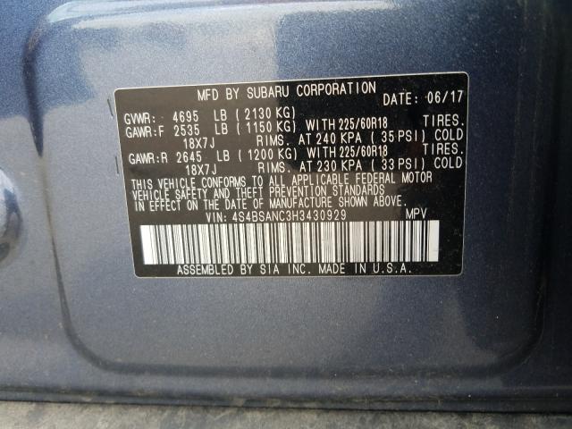Subaru Outback 2 2017