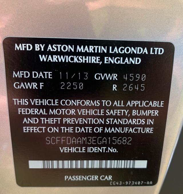 Aston Martin DB9 2014