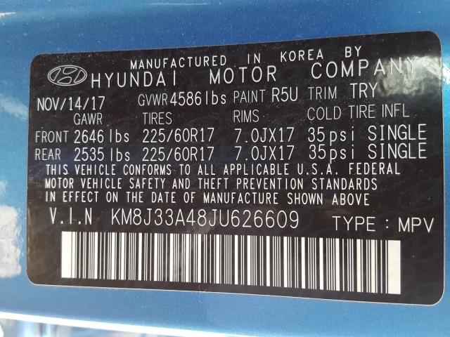Hyundai Tucson SEL 2018