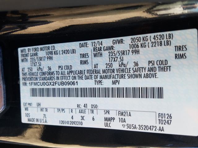 Ford Escape SE 2015