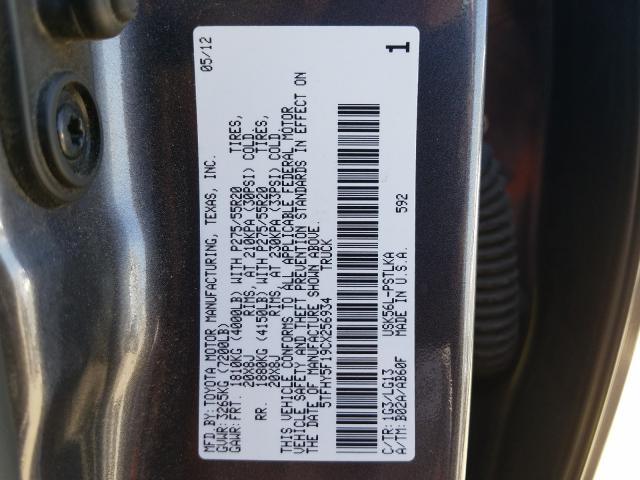 Toyota Tundra CRE 2012