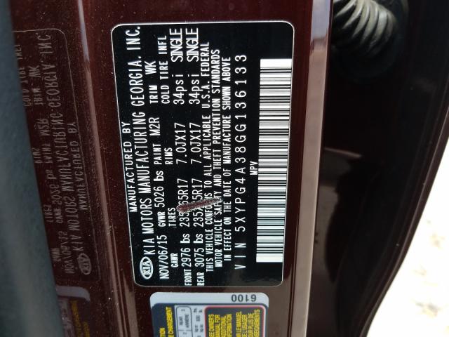 KIA Sorento LX 2016