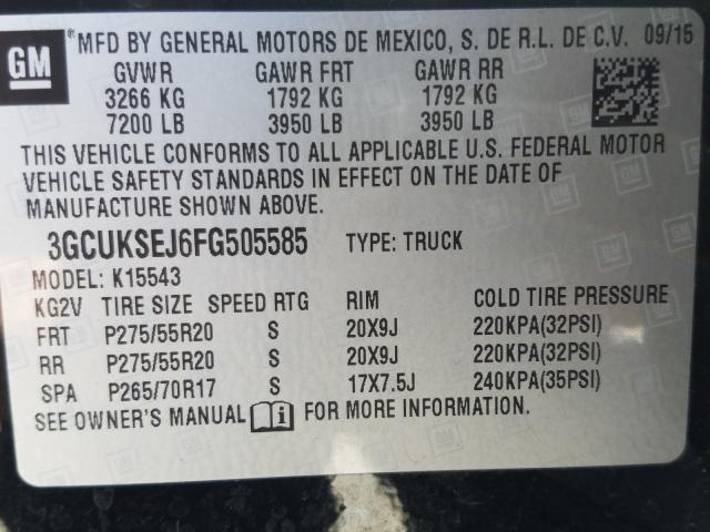 Chevrolet Silverado 2015