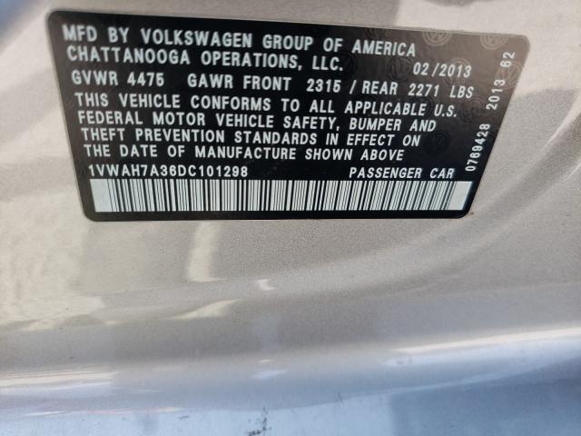 Volkswagen Passat S 2013