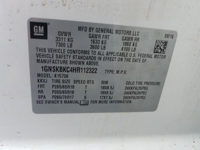 Chevrolet Tahoe K150 2017