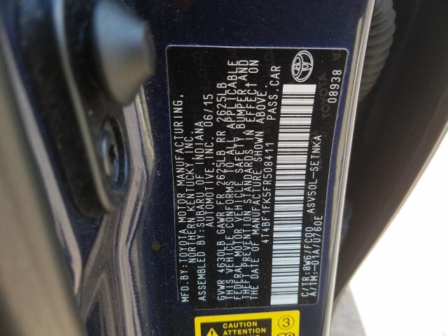 Toyota Camry LE 2015
