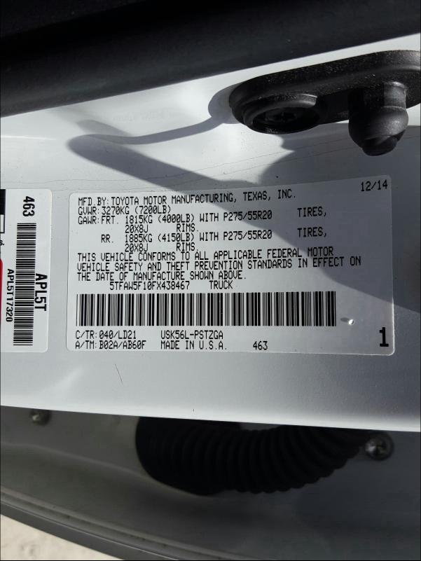 Toyota Tundra CRE 2015