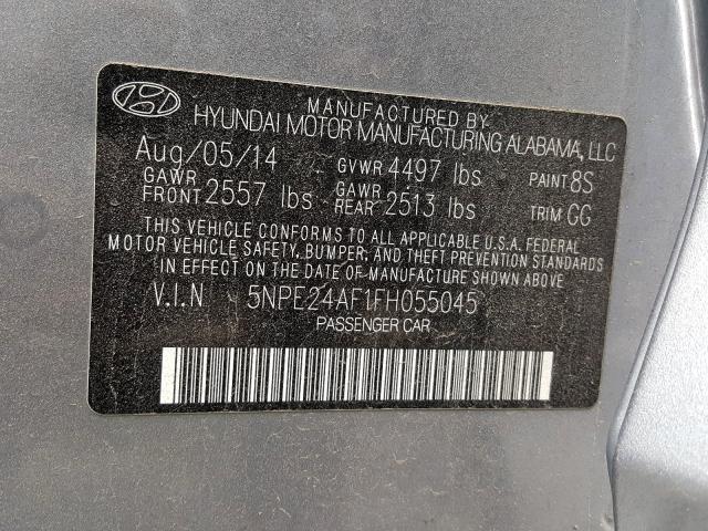 Hyundai Sonata SE 2015