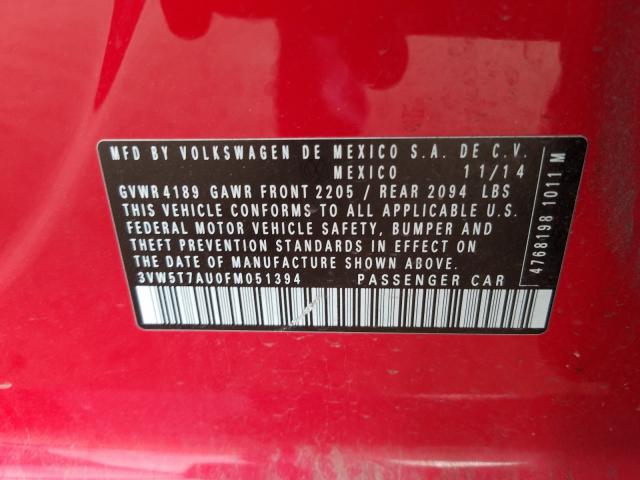Volkswagen GTI 2015