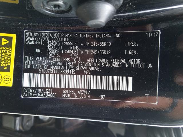 Toyota Highlander 2018