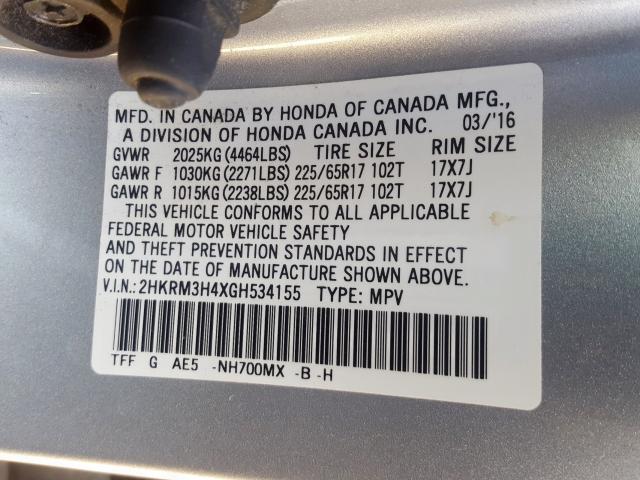 Honda CR-V SE 2016