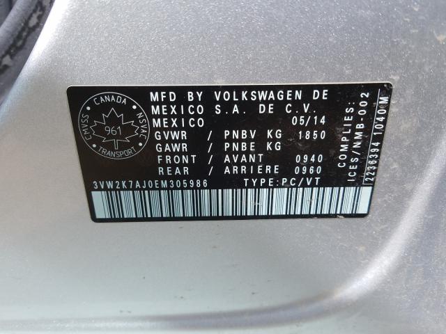 Volkswagen Jetta Base 2014