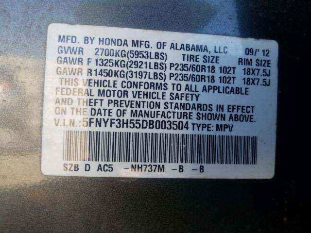 Honda Pilot EXL 2013