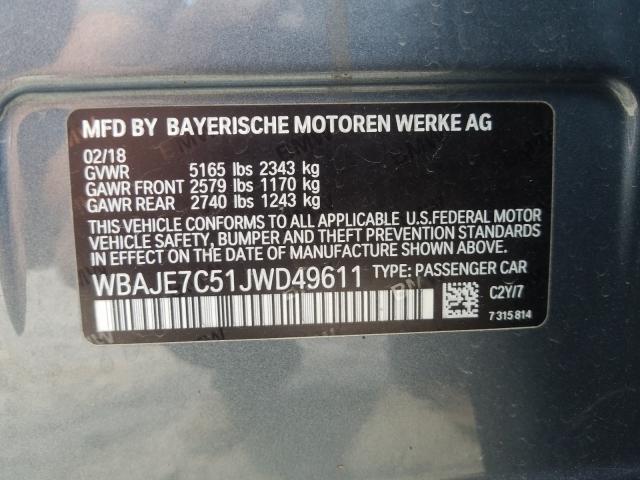 BMW 540 XI 2018