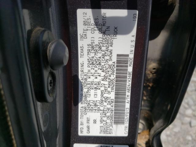 Toyota Tacoma DOU 2013
