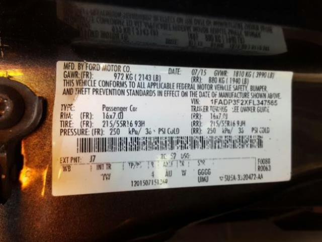 Ford Focus SE 2015