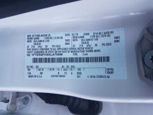 Ford Ranger SUP 2019