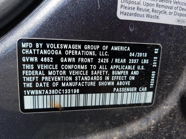 Volkswagen Passat SE 2013