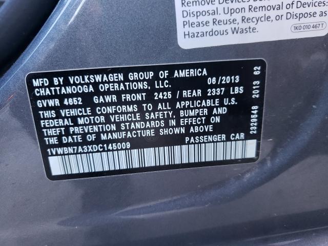 Volkswagen Passat SE 2013