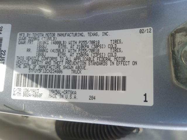 Toyota Tundra DOU 2012