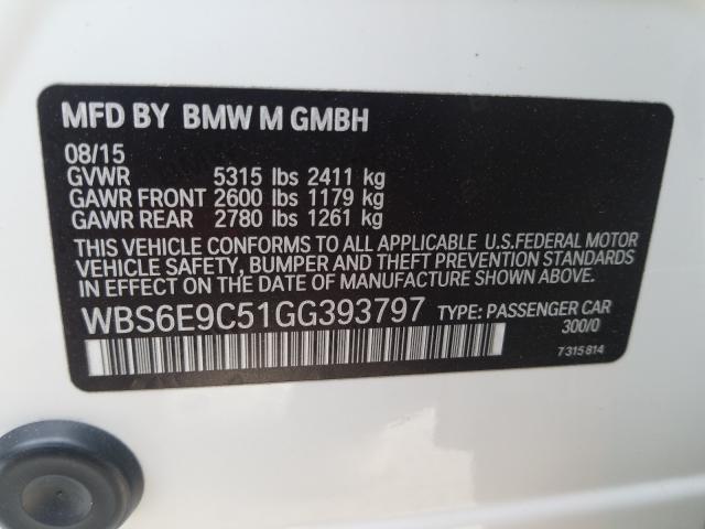 BMW M6 Gran Coupe 2016