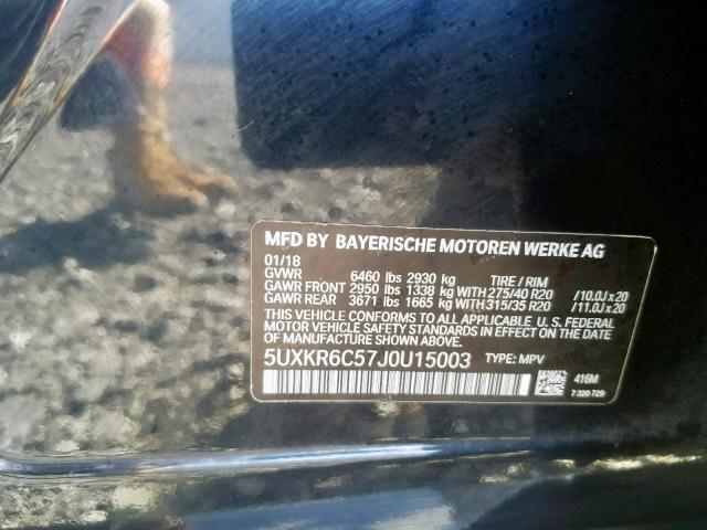 BMW X5 XDRIVE5 2018