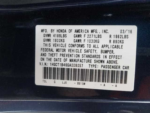 Honda Accord LX 2016
