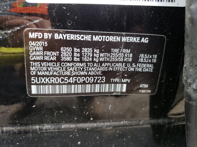 BMW X5 XDRIVE3 2015