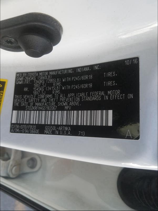 Toyota Highlander 2016