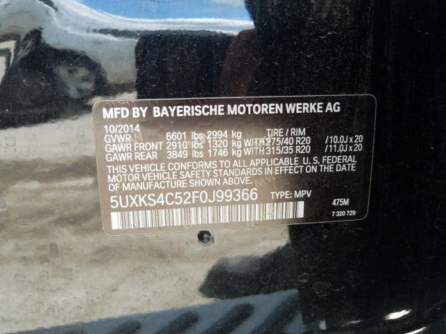 BMW X5 XDRIVE3 2015